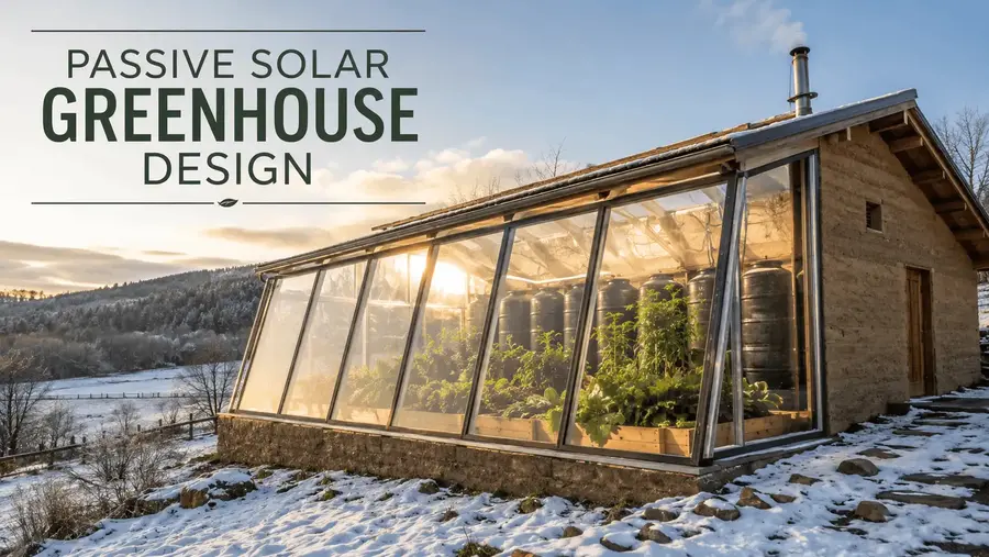Passive Solar Greenhouse Design