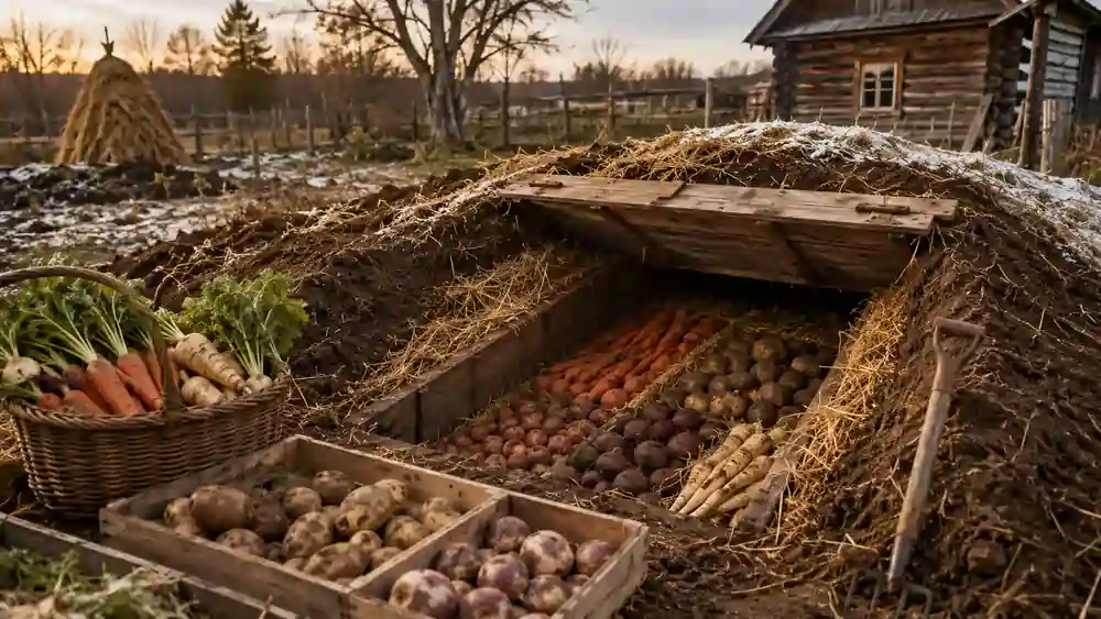Traditional Root Clamps and Trenches: Store Your Harvest All Winter Without Electricity
