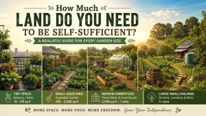 How Much Land Do You Need to Be Self-Sufficient? A Realistic Guide for Every Garden Size