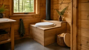 DIY composting toilet system